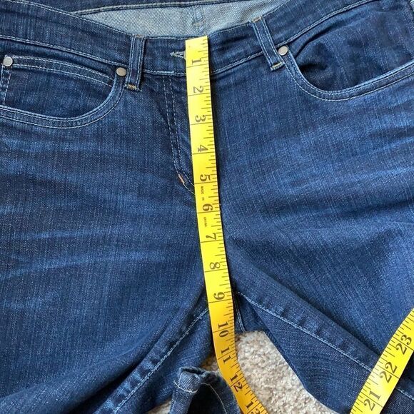 Eileen Fisher Cotton Stretch Straight Ankle Jeans - Picture 10 of 11